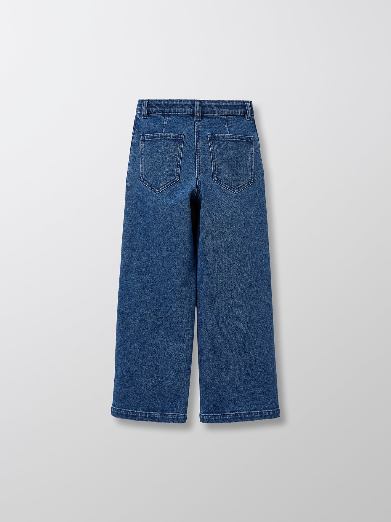 Pantalon Fille large en denim