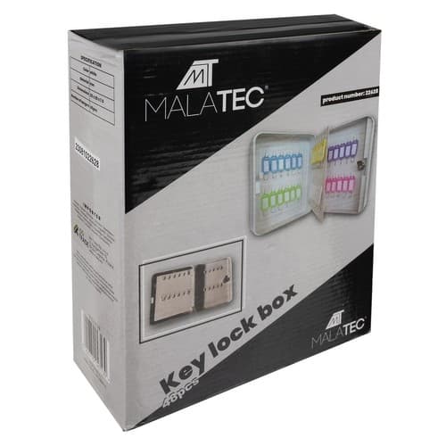 Safe/nøkkelboks - 48 stk. Malatec 22628