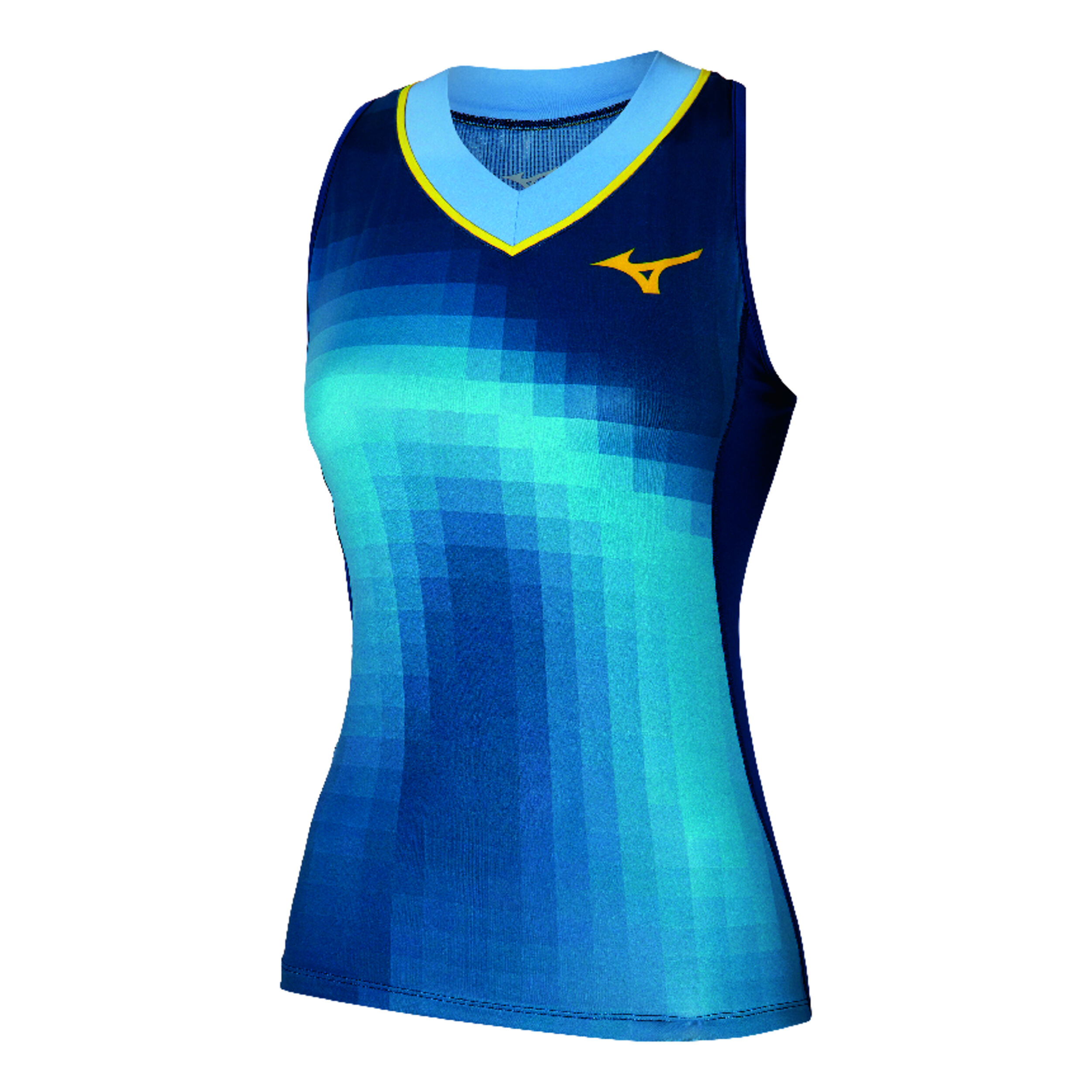 Mizuno Frontier Débardeur Tank Top Femmes - Bleu Foncé , Multicouleur