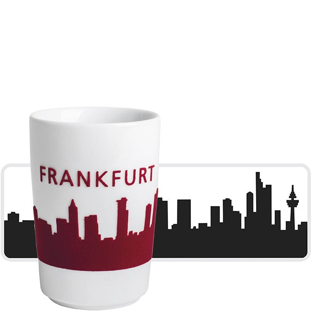 KAHLA touch! Maxi-Becher 0,35 l Skyline rot Frankfurt