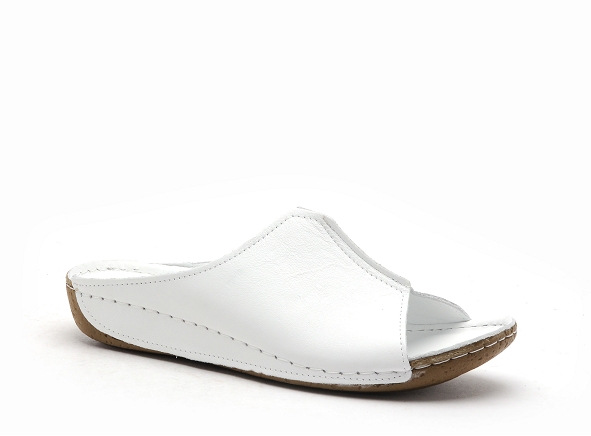 Andrea conti mules et sabots plats femme 0027423 blanc