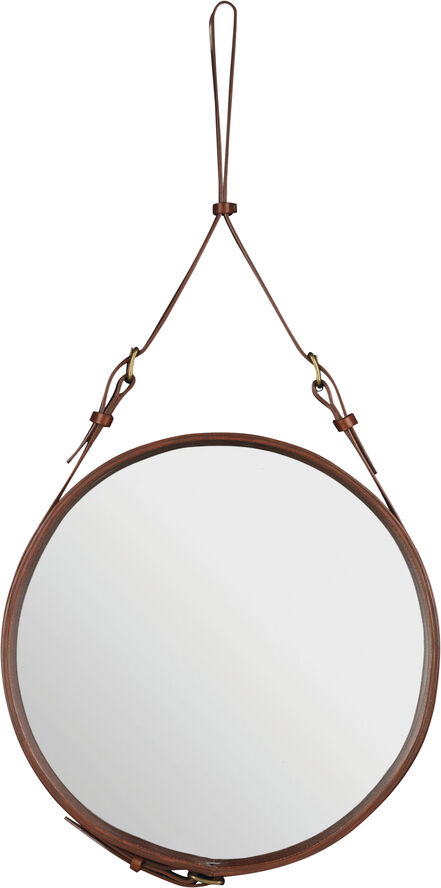 Gubi Adnet spejl cognac Cognac