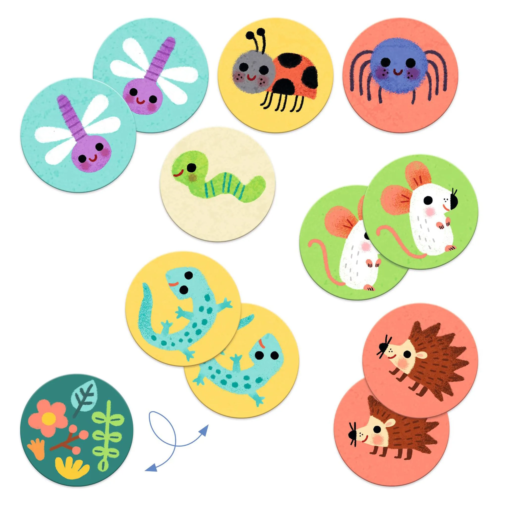 Djeco Jeu de Mémoire - Petites bêtes