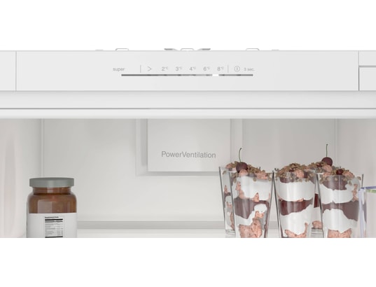 BOSCH - Réfrigérateur encastrable 1 porte KIR81NSE0, Série 2, 310 litres, Tout utile