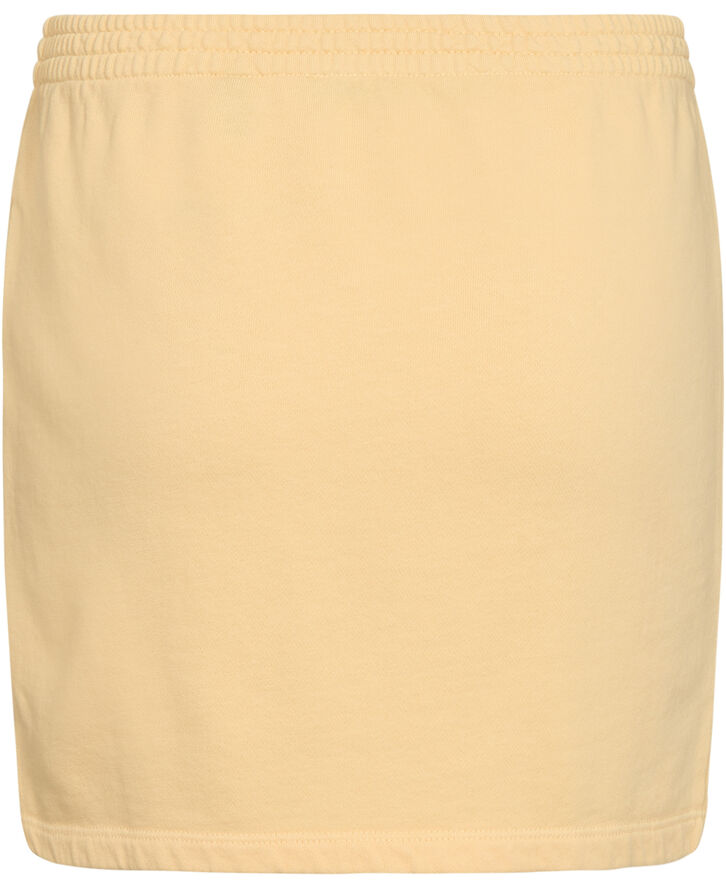 ROTATE Birger Christensen ELASTICATED MINI SKIRT Golden haze