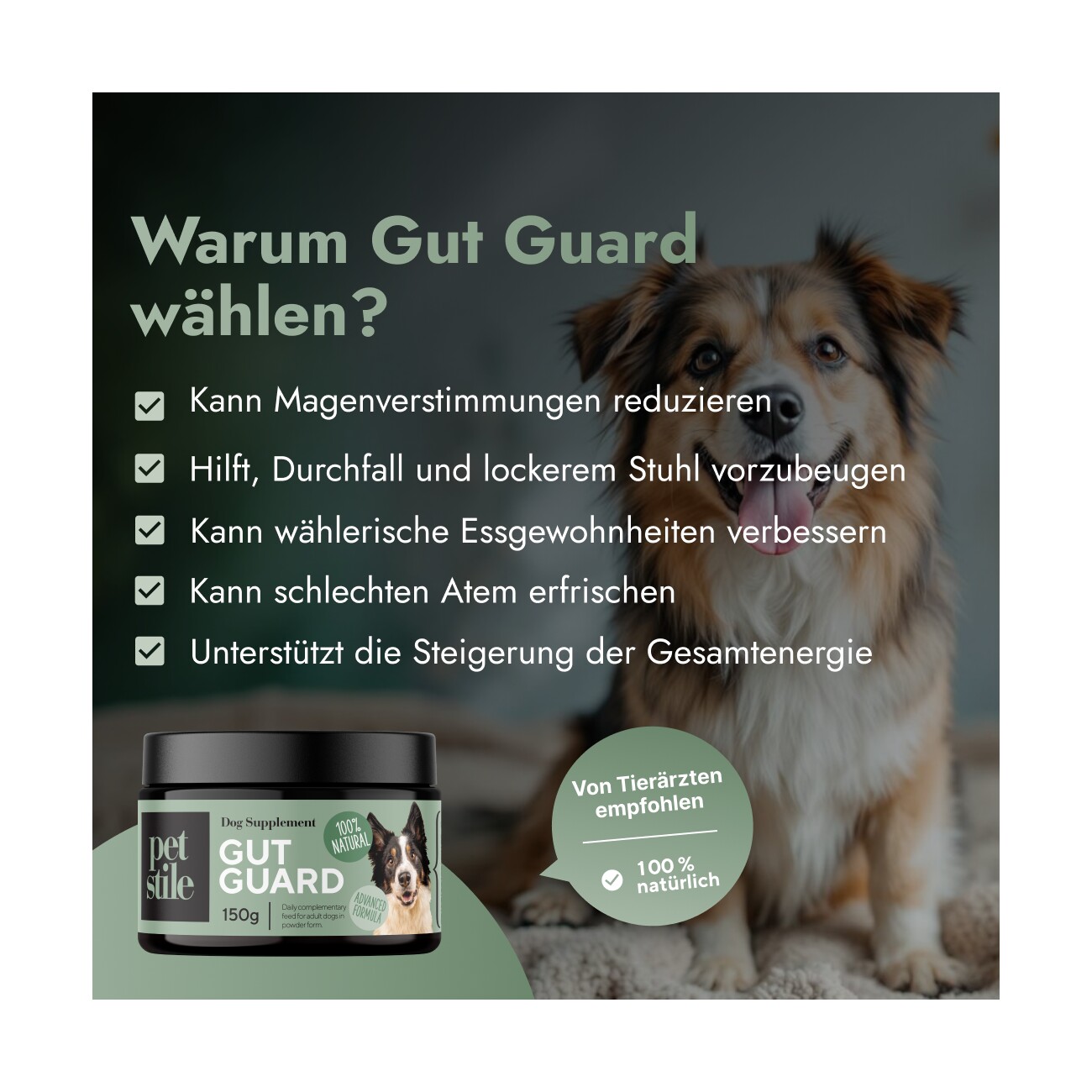Petsy Labs Petstile Gut Guard 3 x 150g