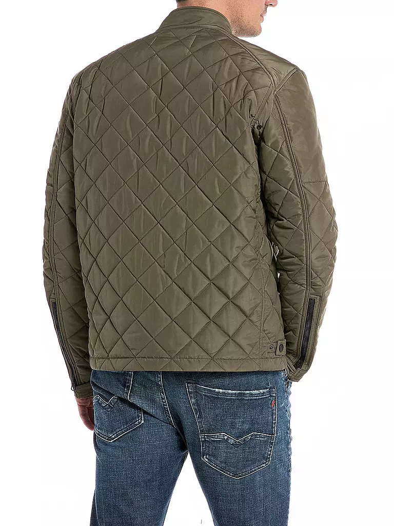 REPLAY Steppjacke  olive