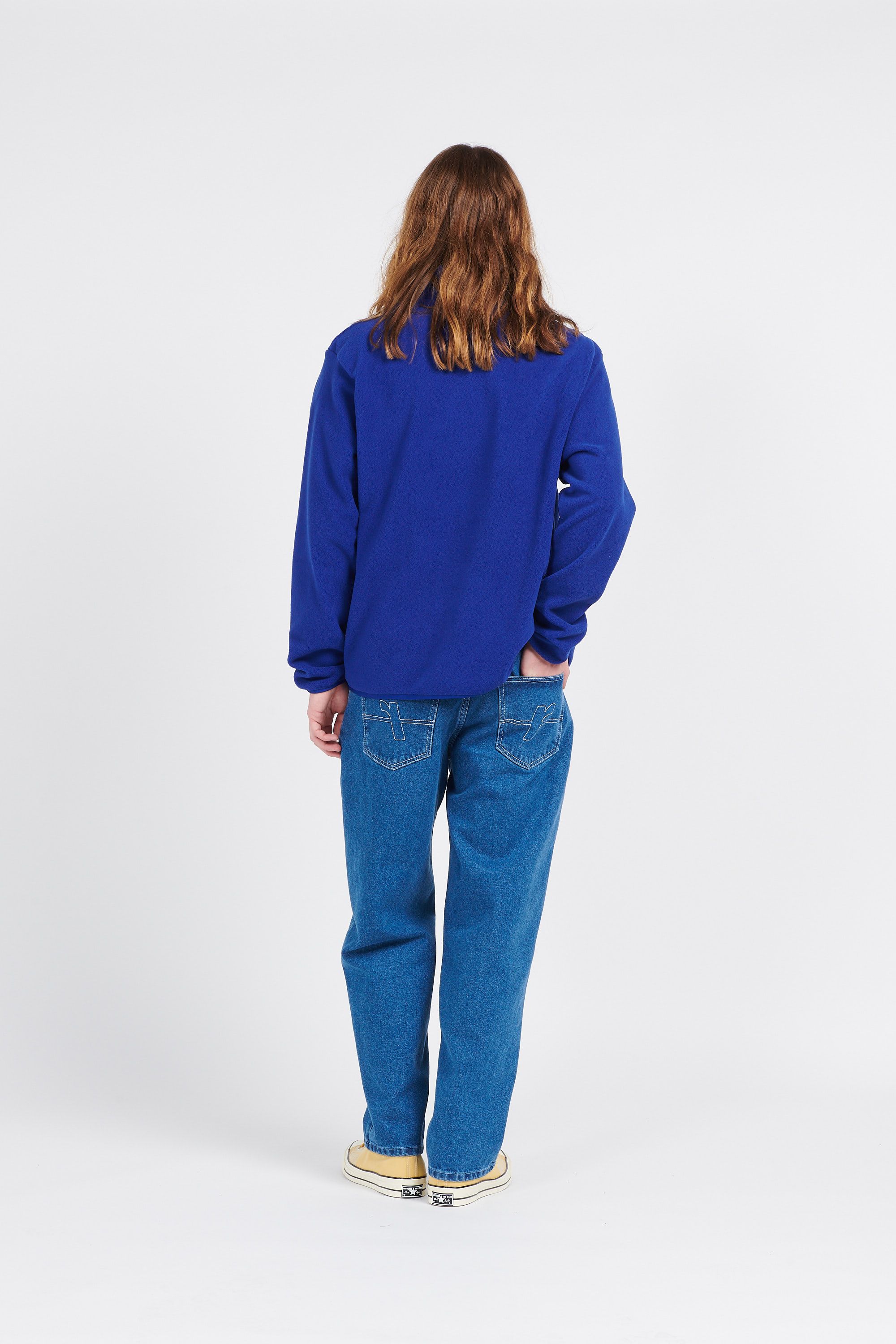 NIKE sweat Bleu