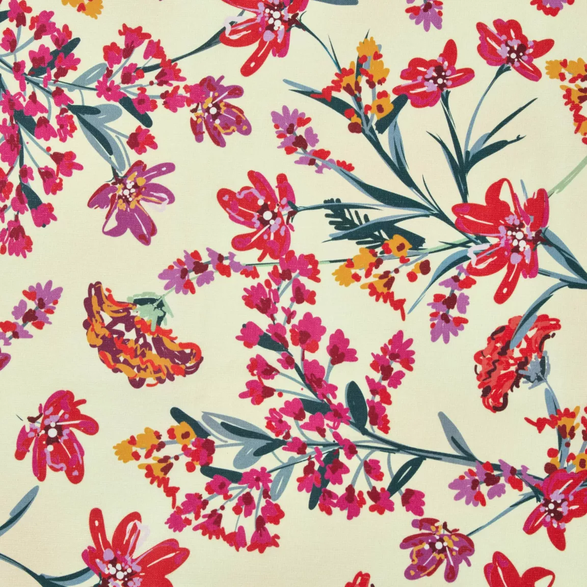 Nappe rectangulaire coton enduit (150 x 350 cm) Margot Multicolore