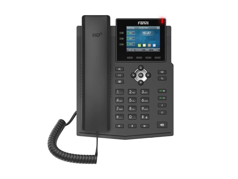 Fanvil Tischtelefon X3U Schwarz X3U Enterprise IP-Telefon