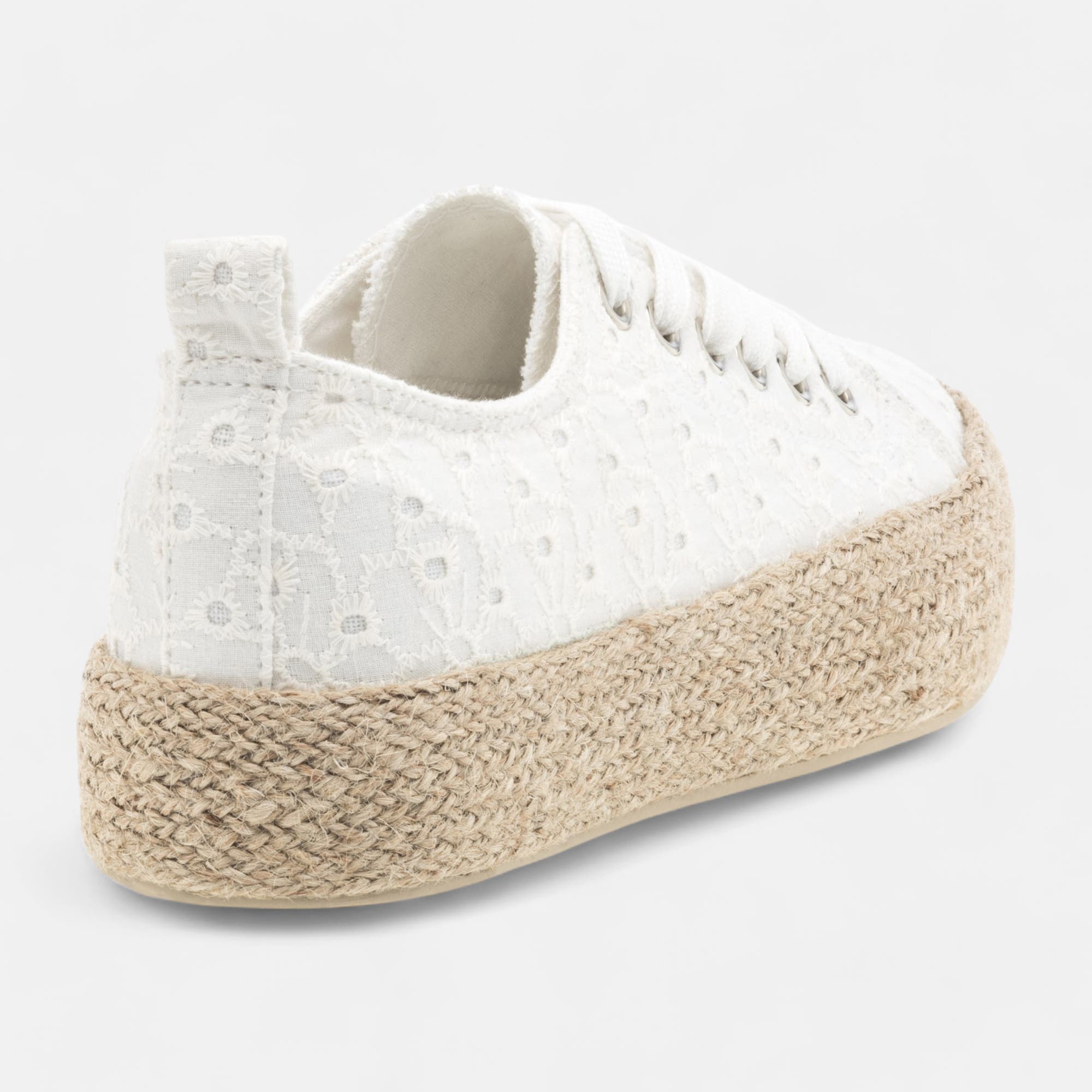 Baskets en toile Femme blanc