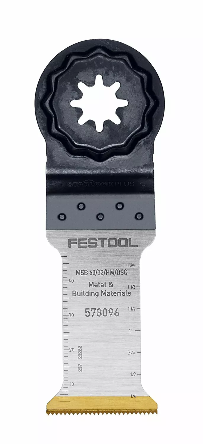 Festool 578096 Hardmetalen invalzaagblad MSB 60/32/HM/OSC - 32 mm