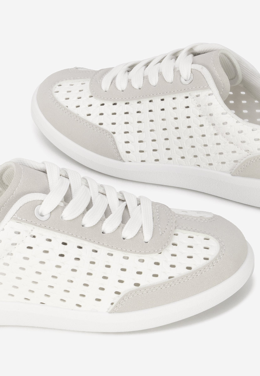 Baskets pour femme blancs Heliana