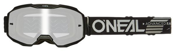 Masque O'Neal B-10 Solid Noir Ecran Silver Mirror