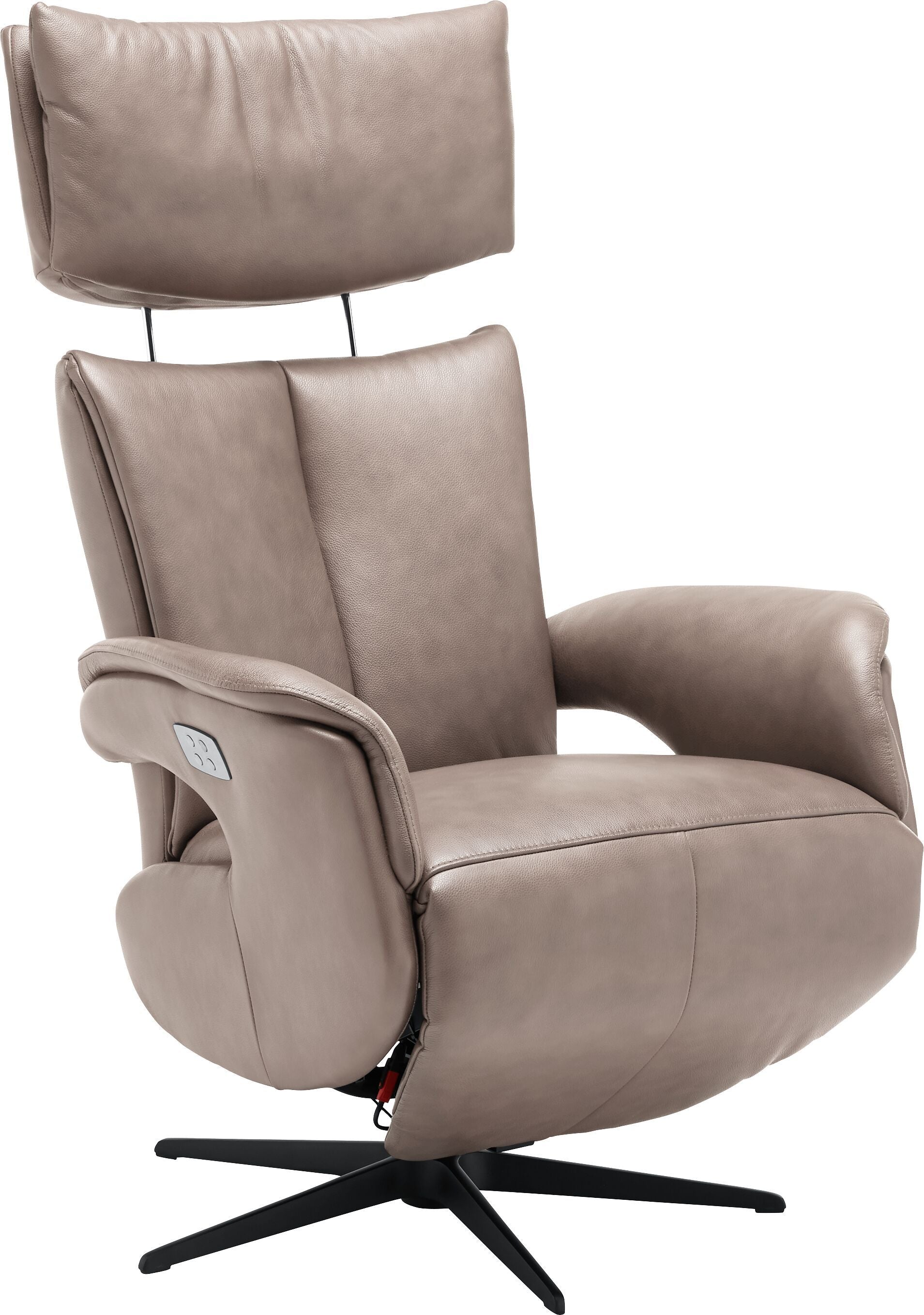 GÖTZ Relaxsessel - Hellgrau / B: 69.0 cm x T: 81.0 cm x H: 116.0 cm
