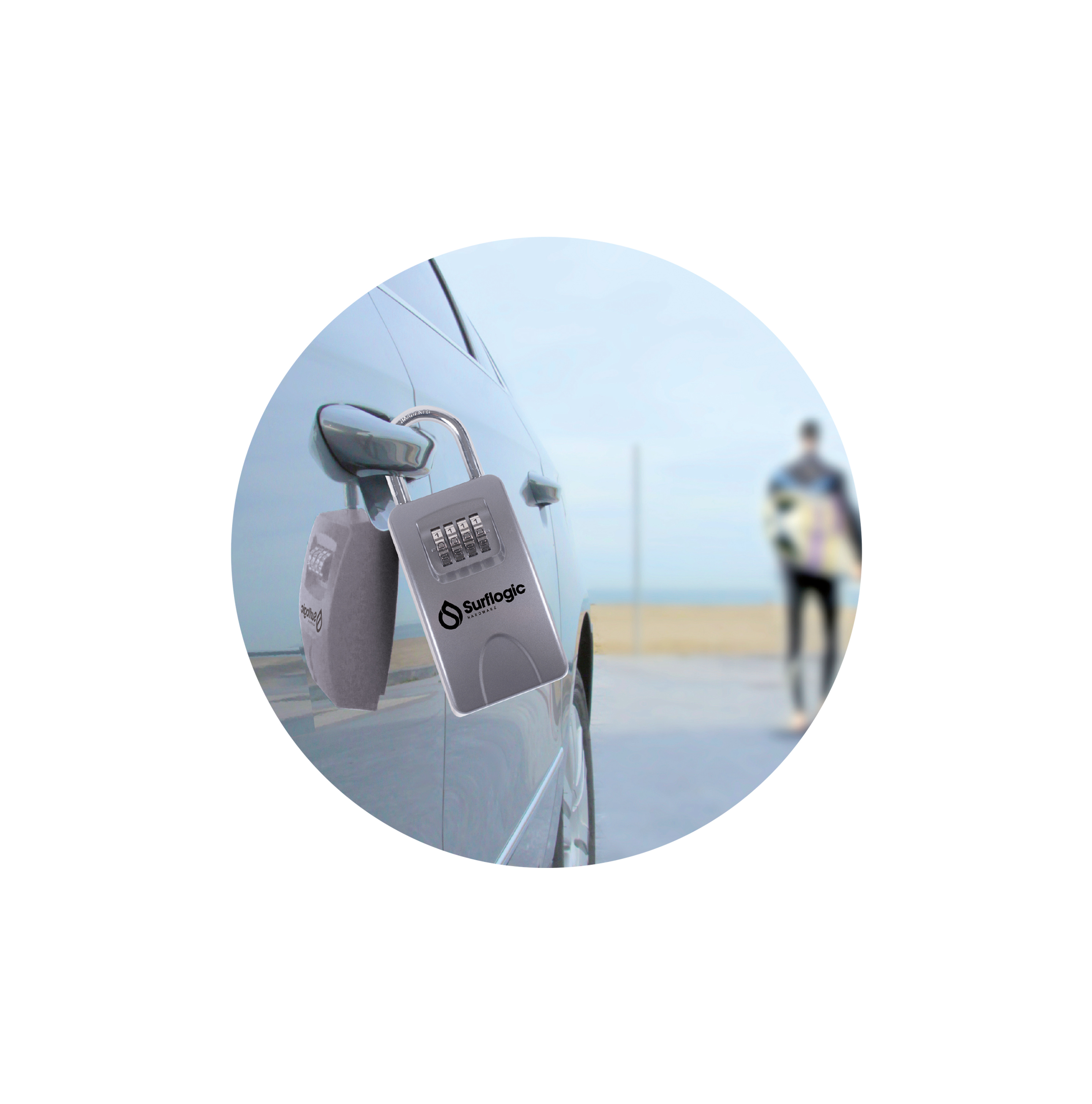 Surflogic Keylock Maxi Lock / boite a clé securisée - Gris