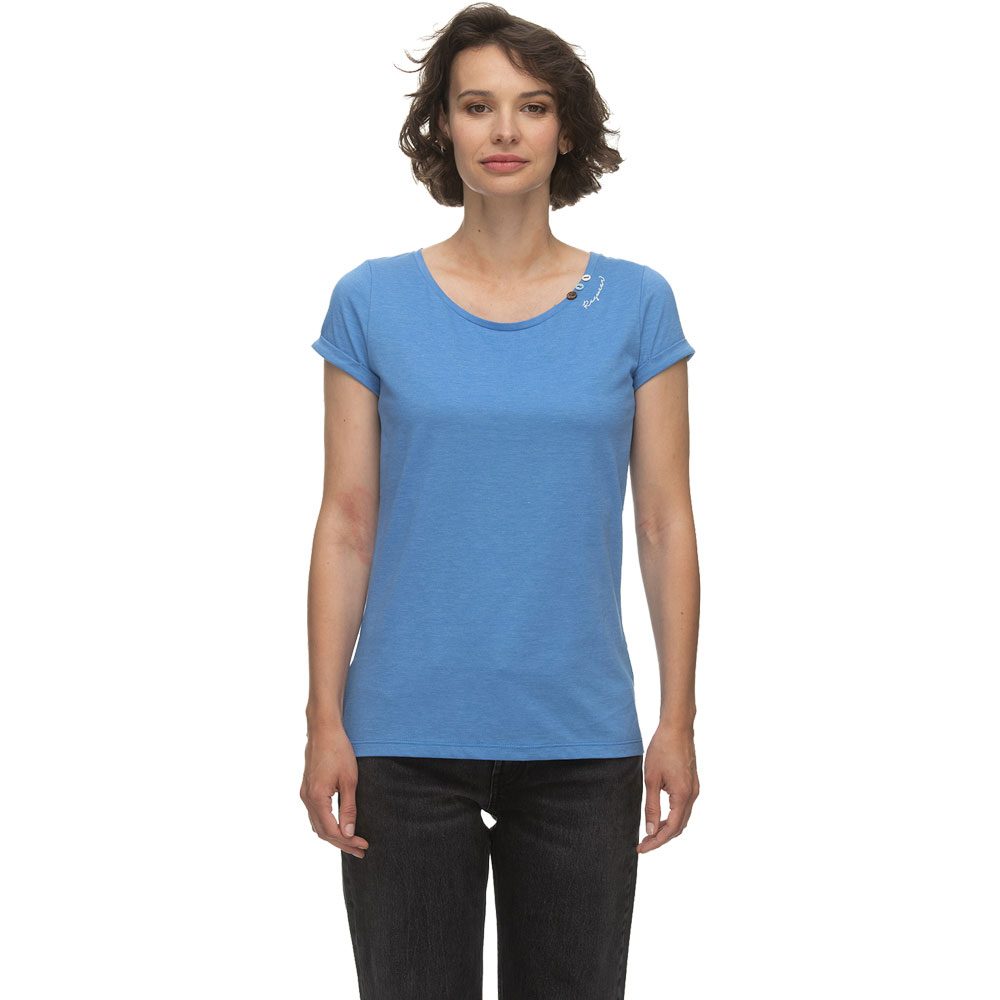 ragwear Florah A Organic T-Shirt Damen blau