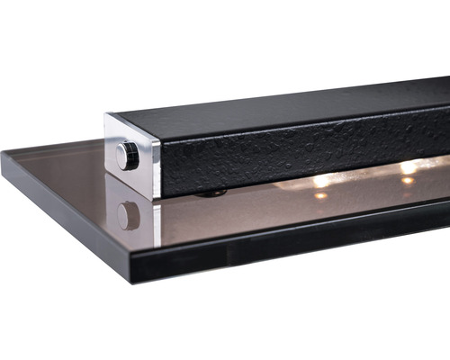 LED hanglamp CCT+ dimbaar 20W 1600 lm 3000/4750/6500 K HxL 150/80x88 cm zandzwart chroom