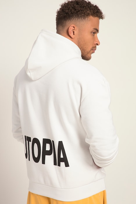 STHUGE Hoodie, Langarm, Oversize, Kapuze, Rückenprint, bis 8 XL