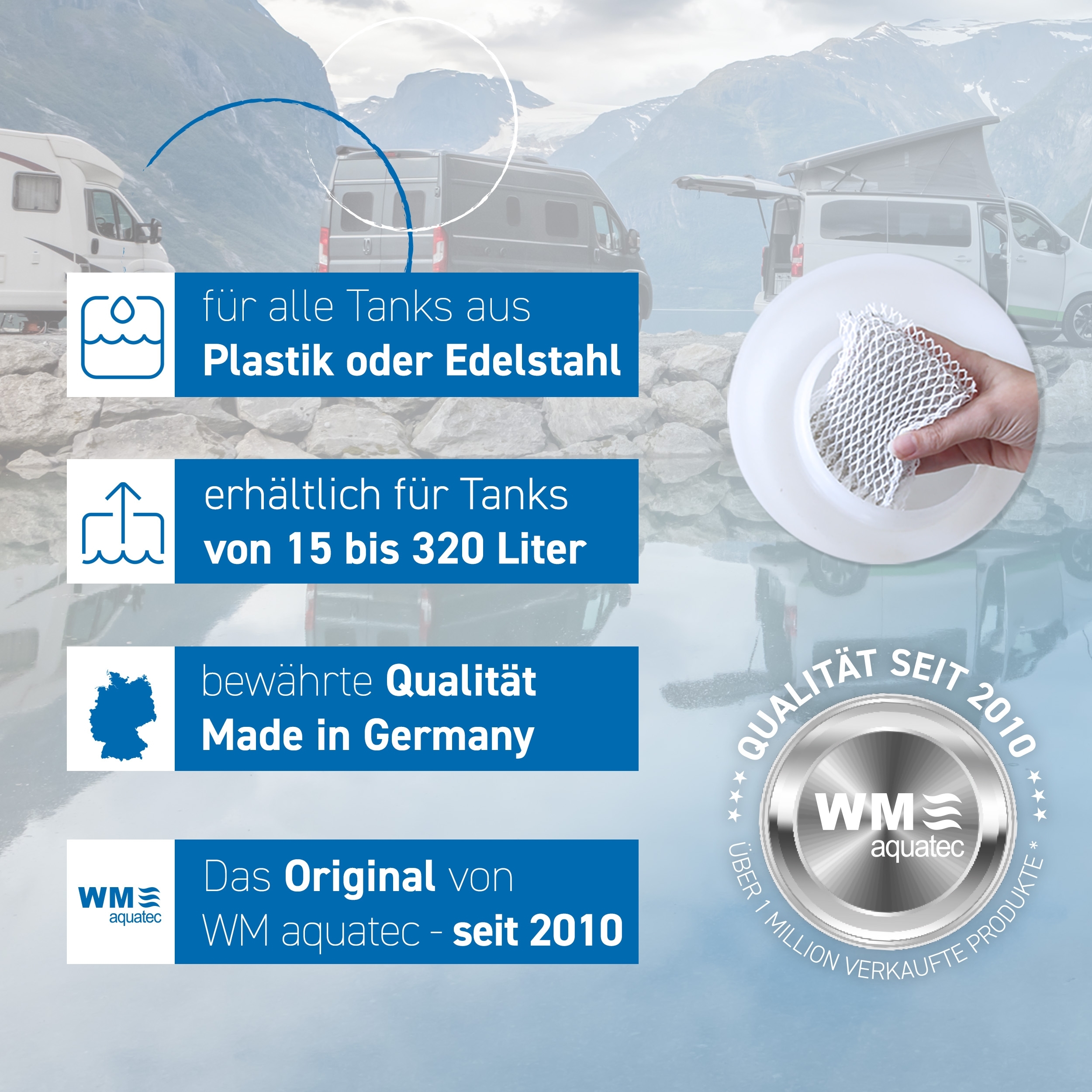 Silbernetz Flex zur automatischen Wasserkonservierung