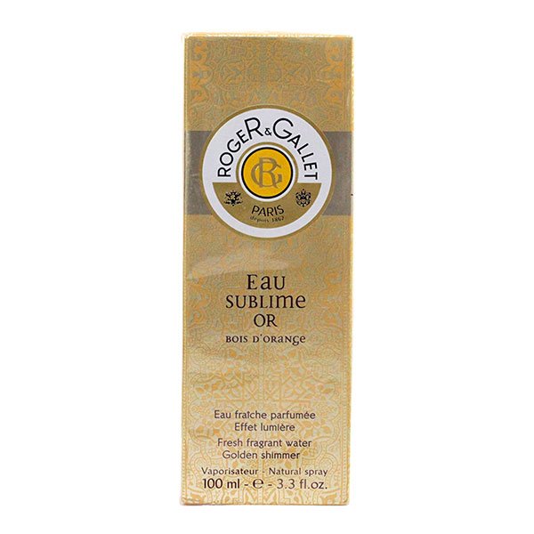 Eau sublime or bois d'orange 100ml