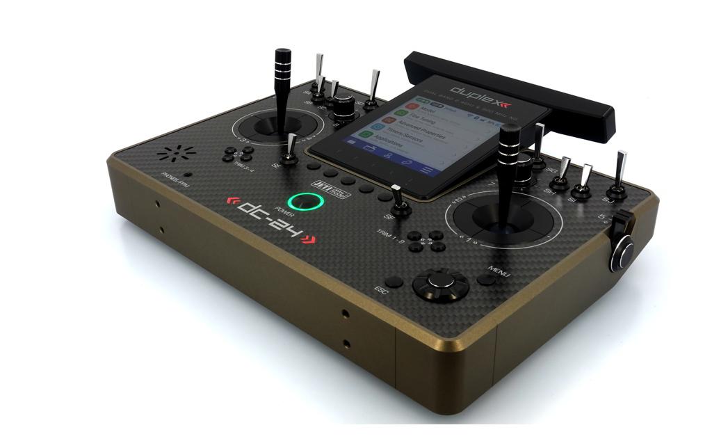 Fernsteuerung DC-24 II Carbon Line Bronze<br>Professioneller 2.4 GHz Duplex Pultsender