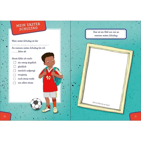 Loewe Mein erster Schultag - Fußball: Eintragbuch zur Einschulung für Jungen