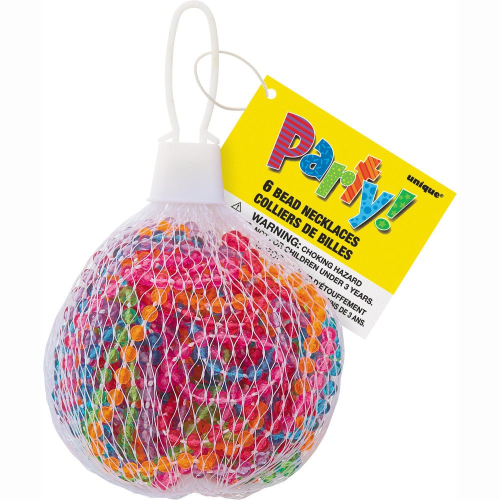Uitdeelcadeautjes Kralenkettingen 15cm 6st