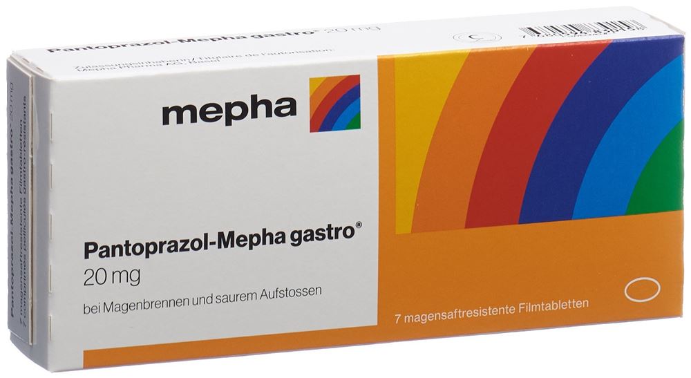PANTOPRAZOLE gastro Filmtabl 20 mg Blist 7 Stk