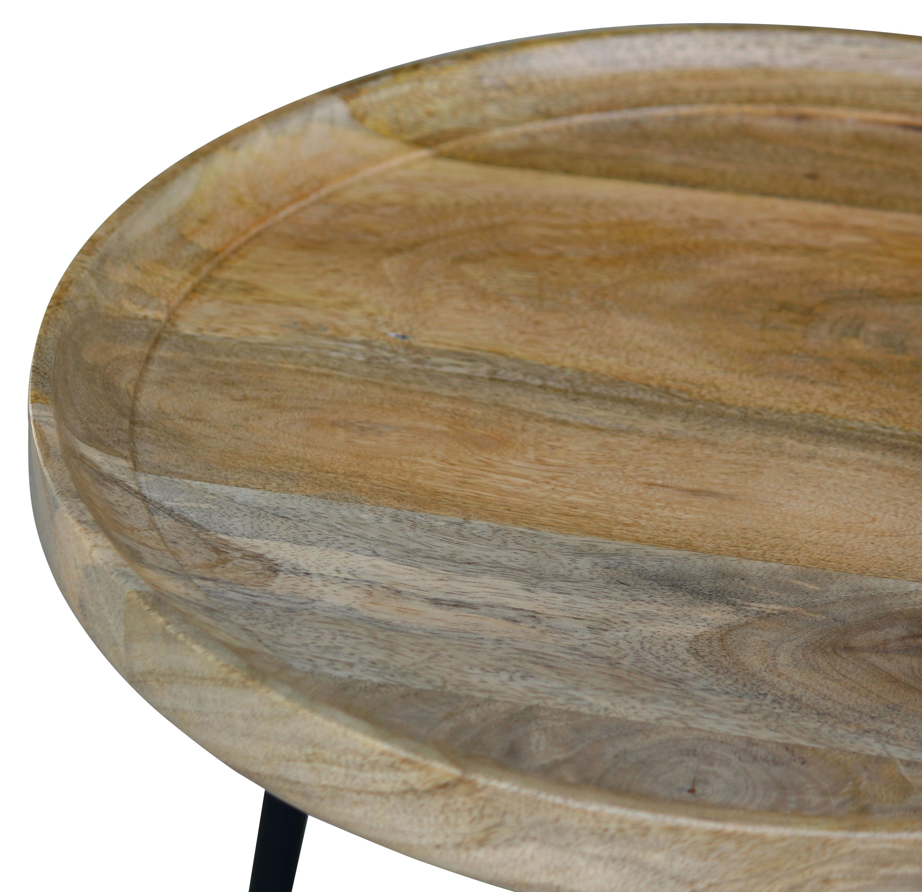 Beistelltisch Holz GIBSON rund 46 cm