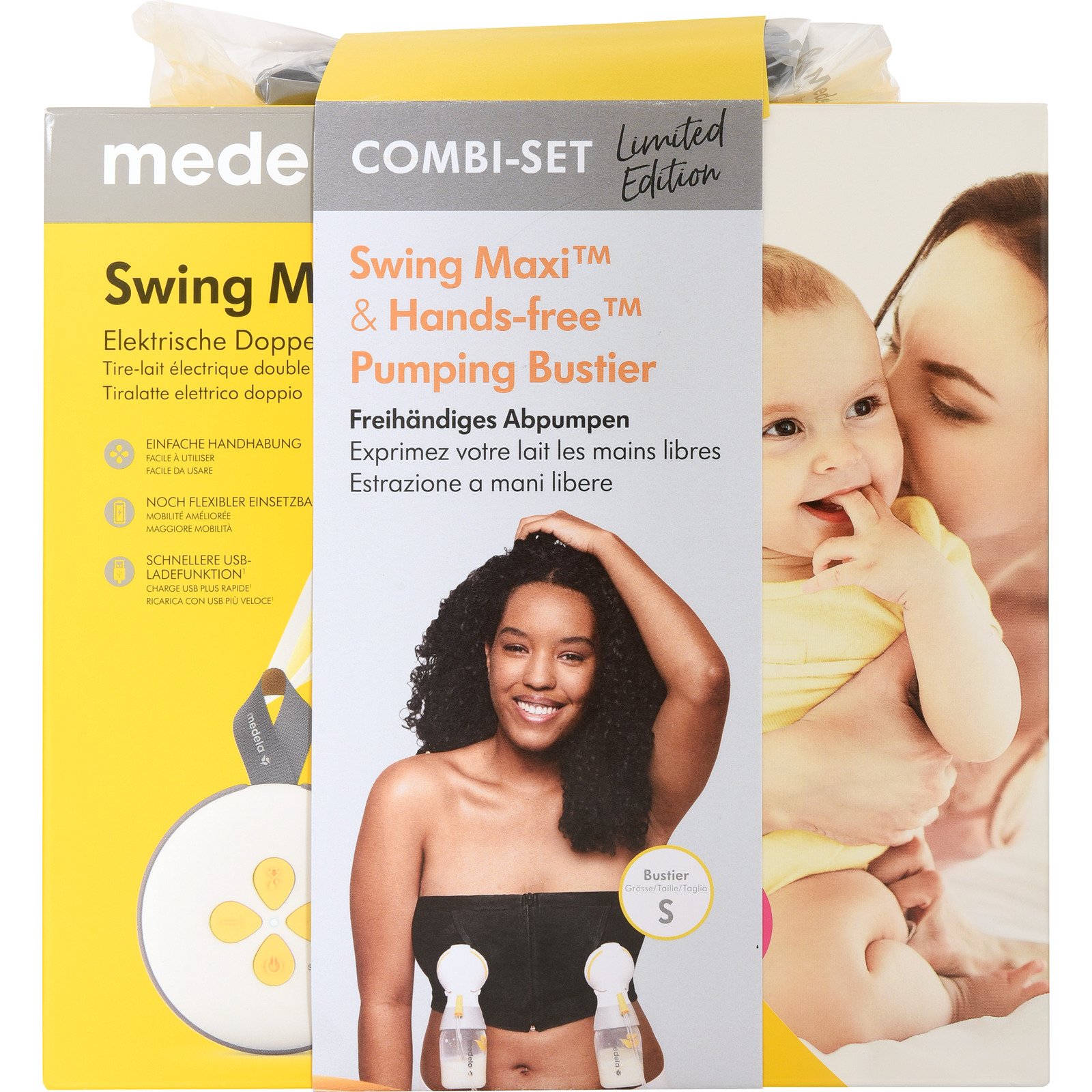 Medela Swing Maxi Pumpe & Hands-free BH S