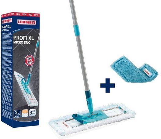 Profi XL - Vloerwisser - 42 cm - Micro Duo Vloerdoek - Geschikt voor Harde Vloeren