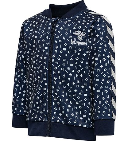 Hummel Cardigan - hmlTroy Zip - Blåck Iris