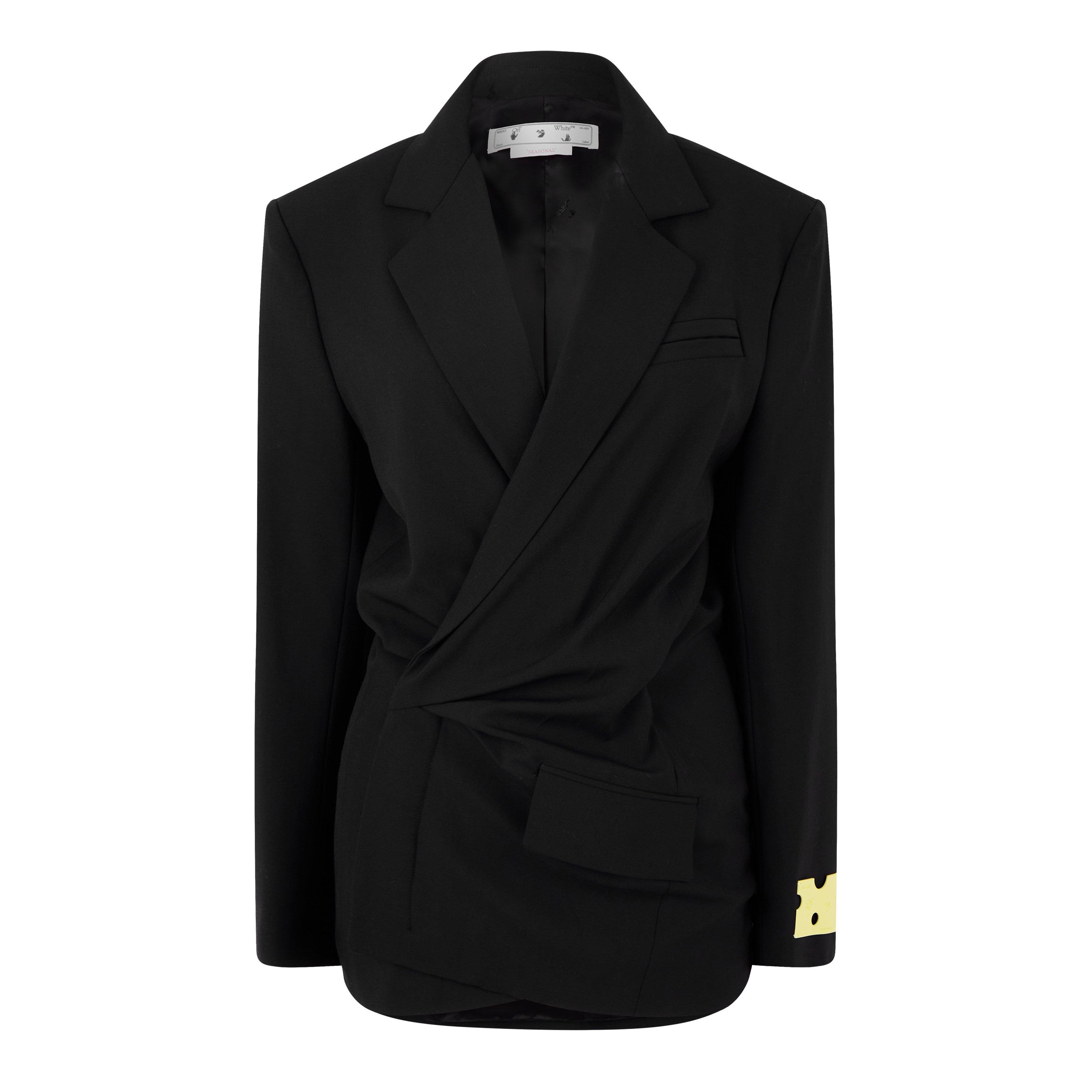 Off White Short Blazer Dress