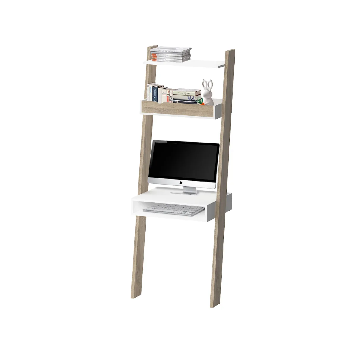 Alter Bureau déco blanc et chêne