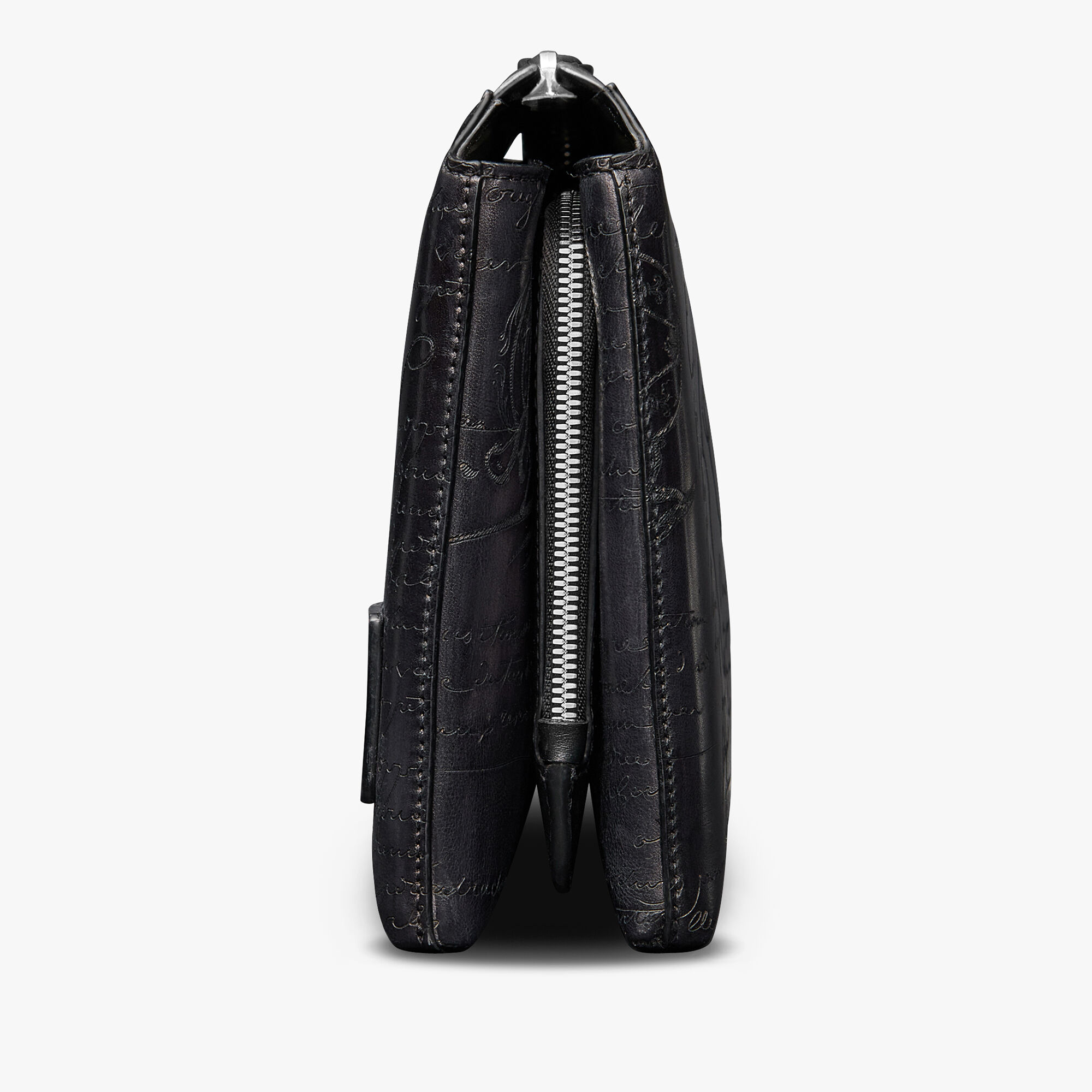 Pochette Zippee Tersio En Cuir Scritto