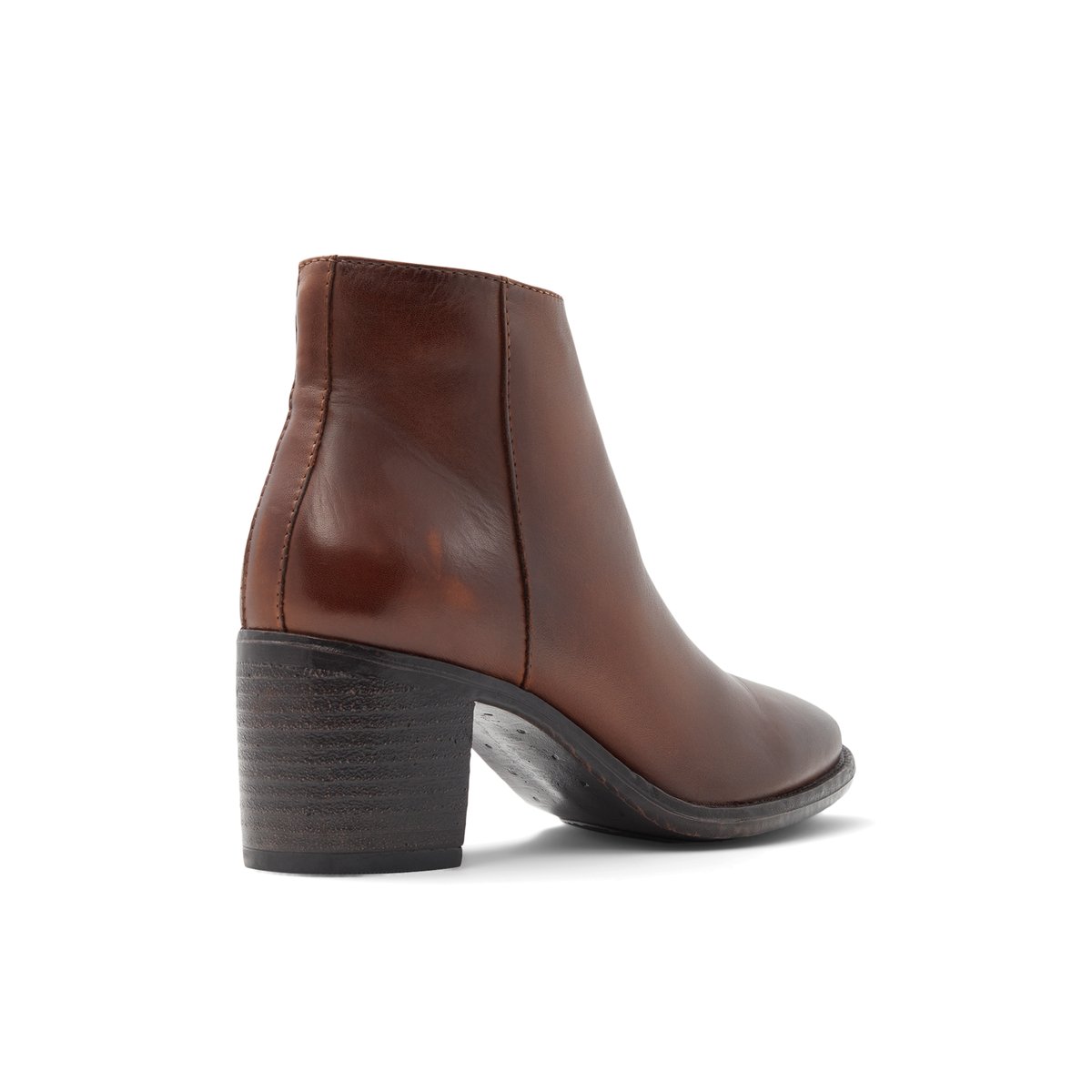LUCA FERRI-Algieba-Bottillon - Talon bloc - Cognac