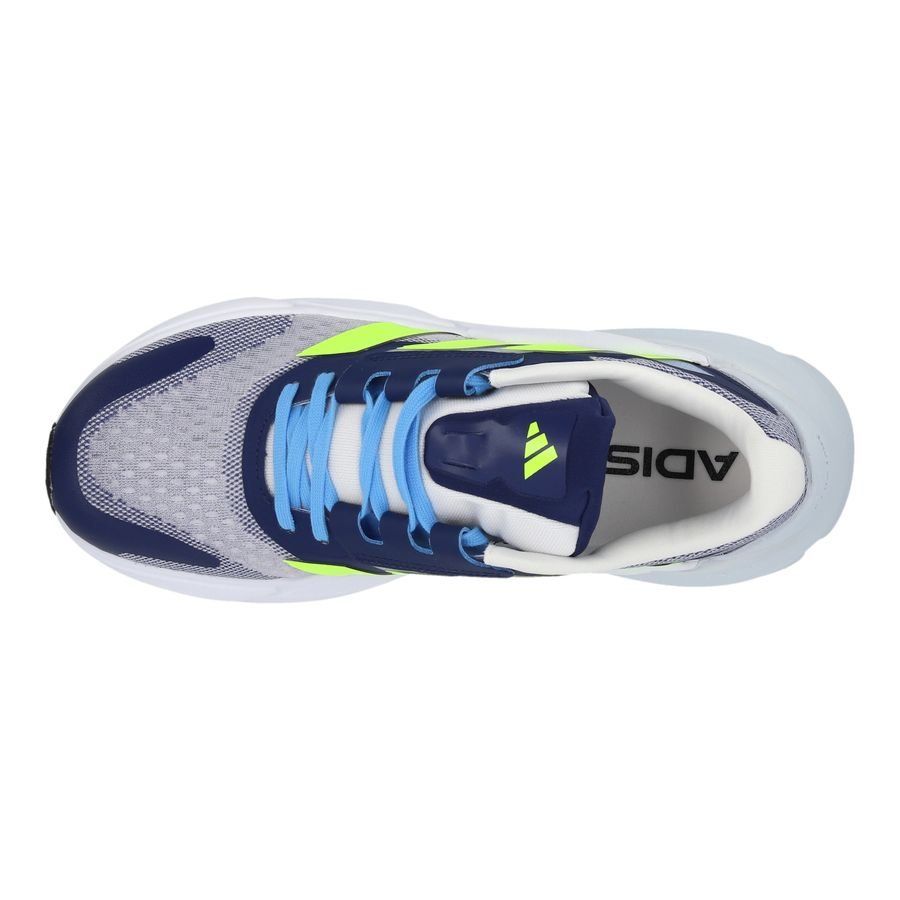 adidas Chaussures de Running Adistar 2.0 - Blanc/Bleu Marine/Gris/Lucid Lemon