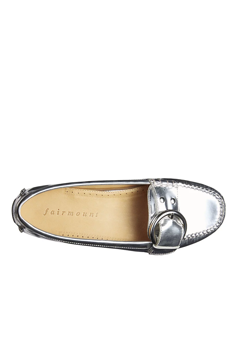 BIG BUCKLE CUIR ARGENT