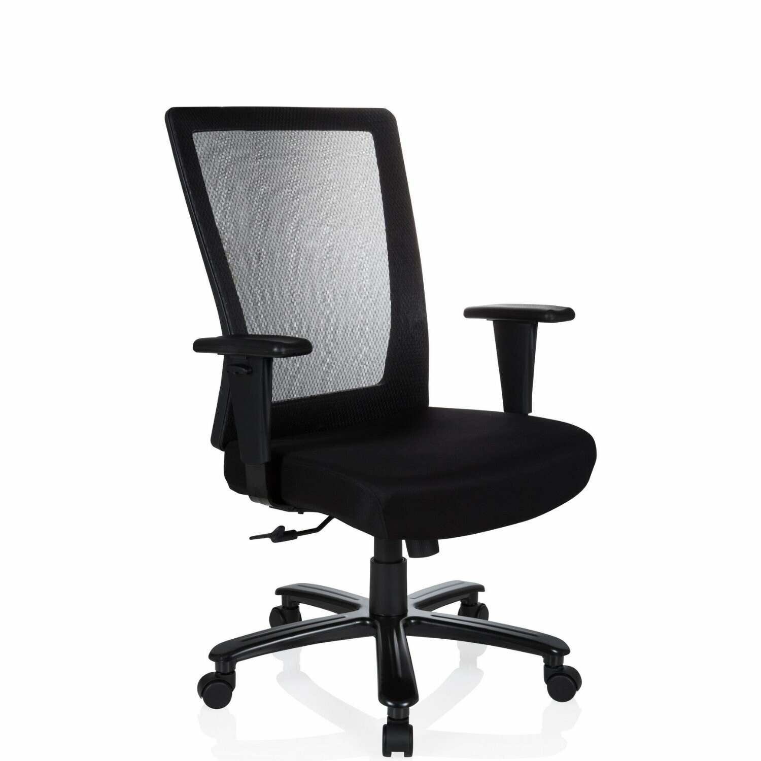 XXL Drehstuhl XXL EXTENDER Stoff/Netzstoff mit Armlehnen (höhenverstellbar) hjh OFFICE