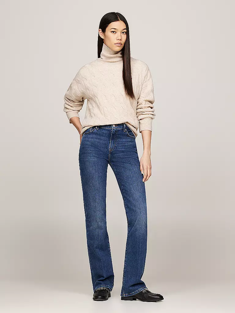 TOMMY HILFIGER Rollkragenpullover  creme