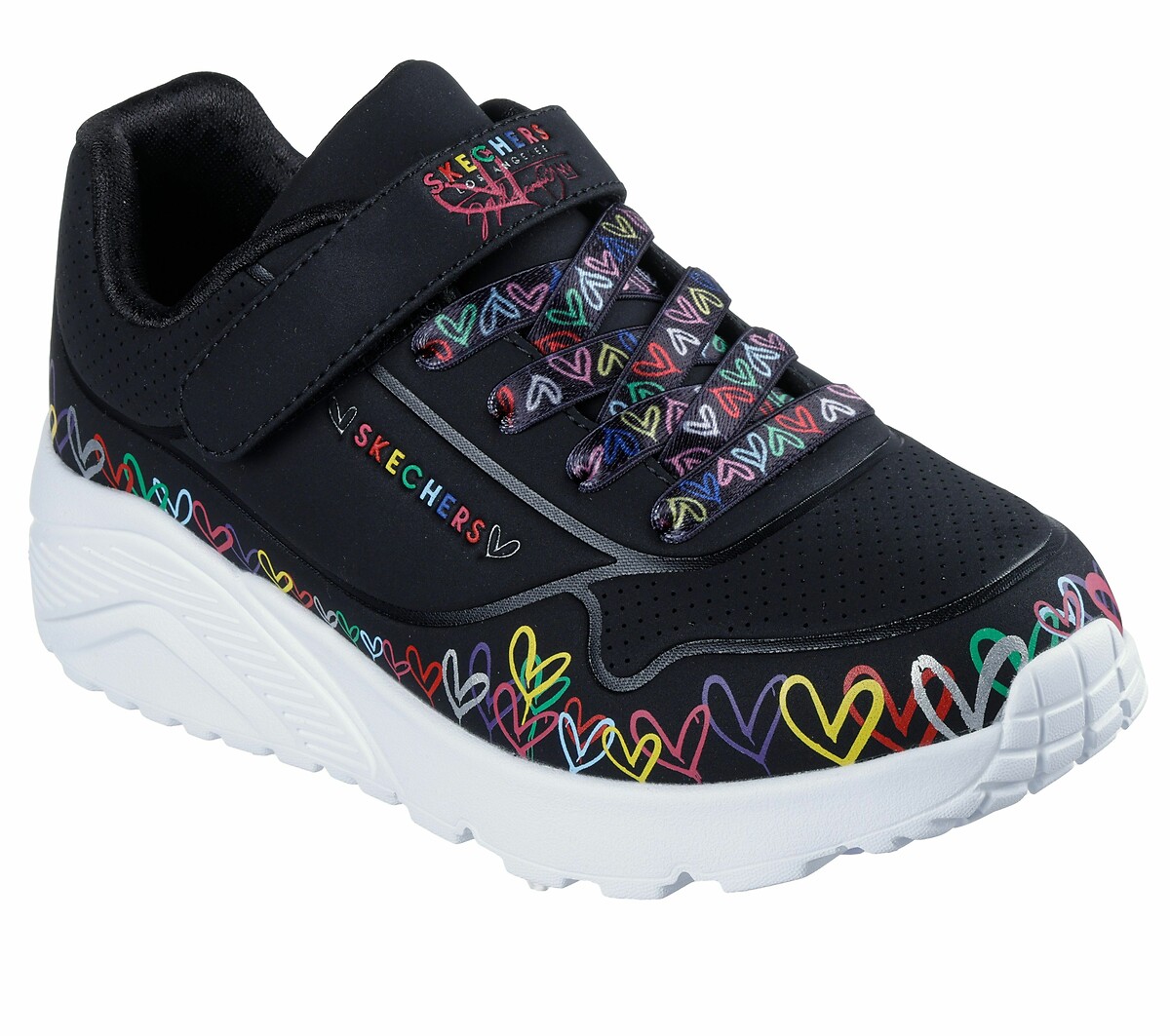 Tênis SKECHERS JGoldcrown: Uno Lite - Heart Craze