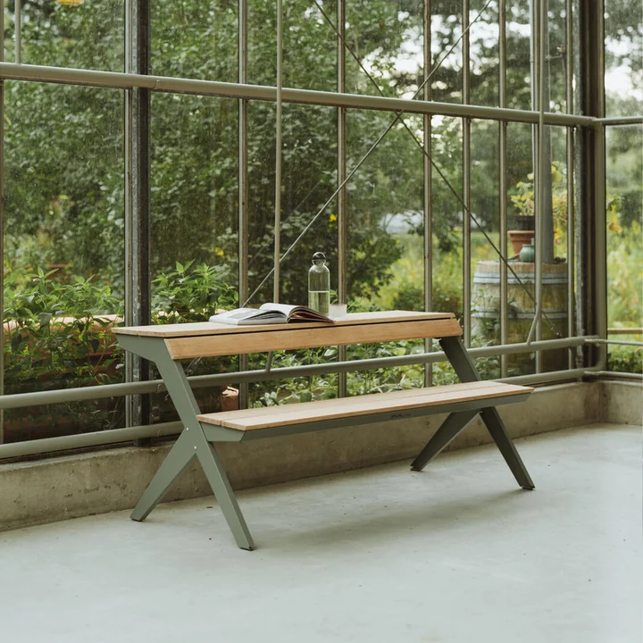 Weltevree - Tablebench Outdoor, zementgrau