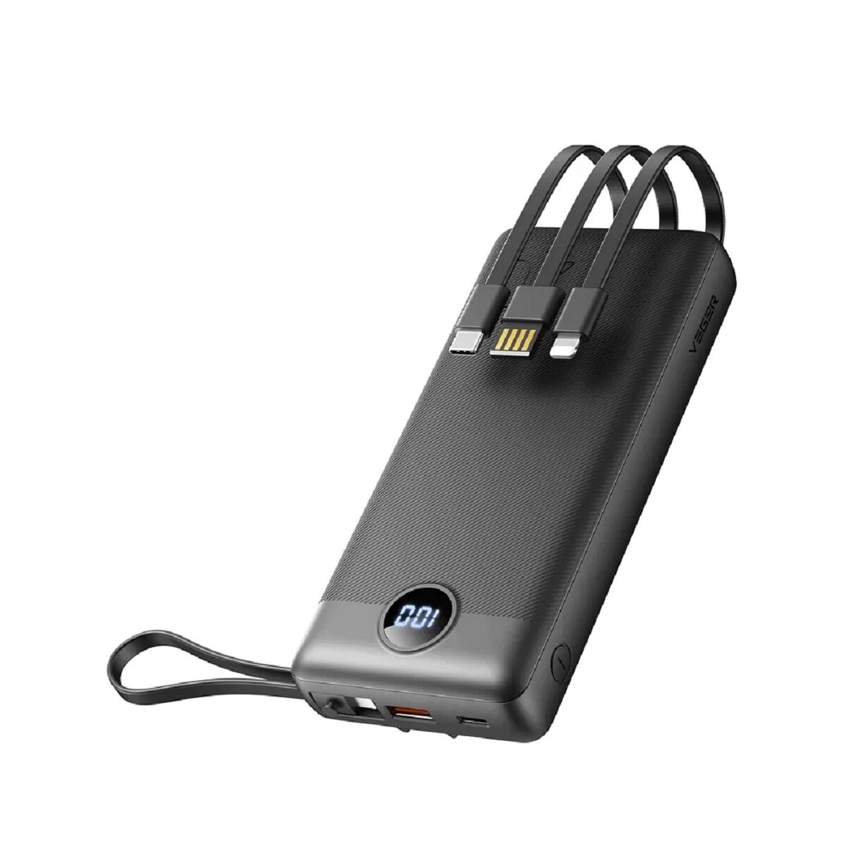 Powerbank C20 - 20 000mAh (Micro + Typ C + iPhone)