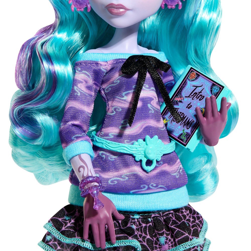 Monster High Creepover Party Twyla Puppe mit Haustier und Zubehör