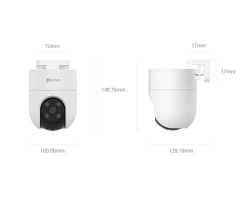 EZVIZ H8C WiFi Buitenbewakingscamera IP65 1080p FHD Bewegingsdetectie