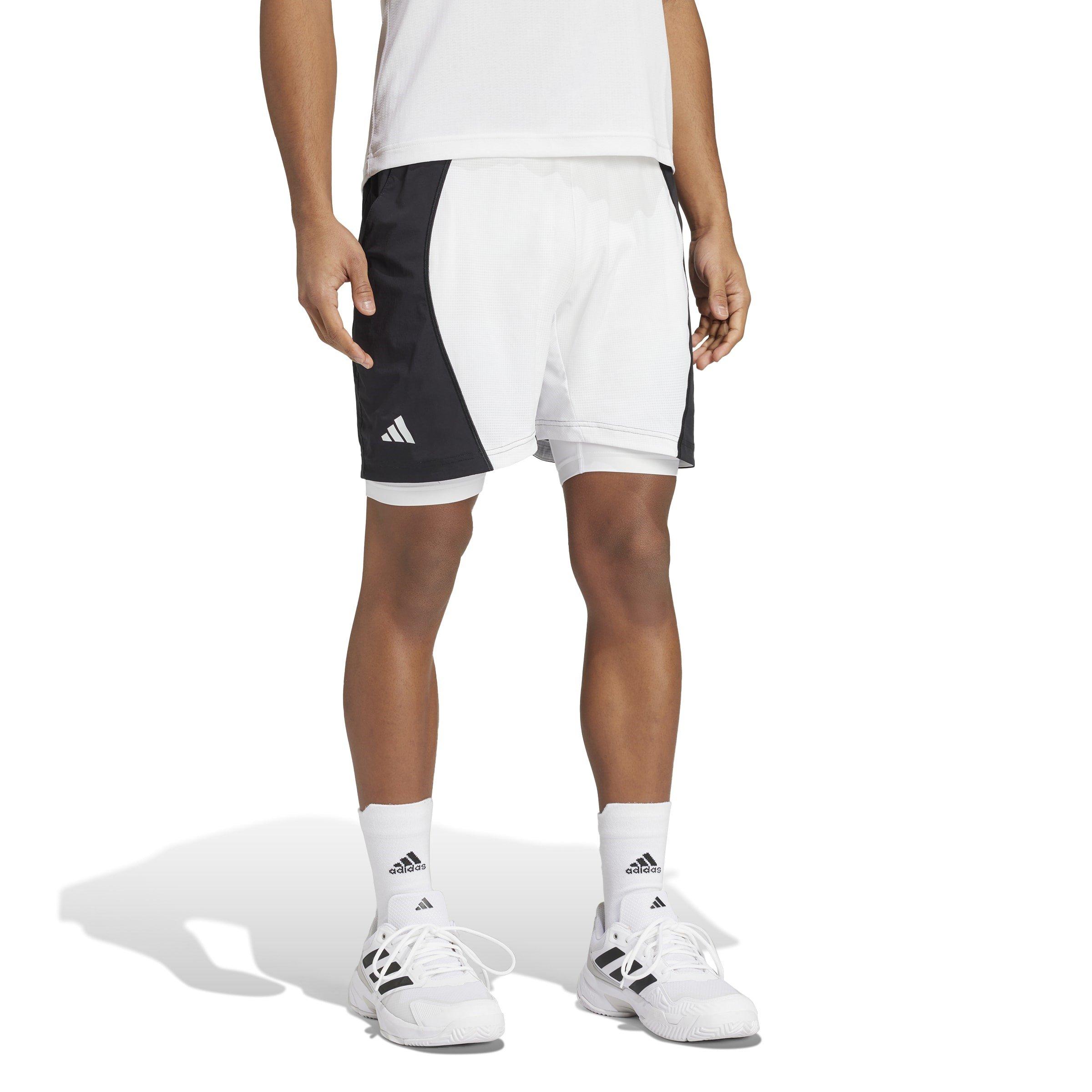 adidas Tennis Shorts and Inner Shorts Set Mens