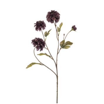 Dahlia spray paars 65cm
