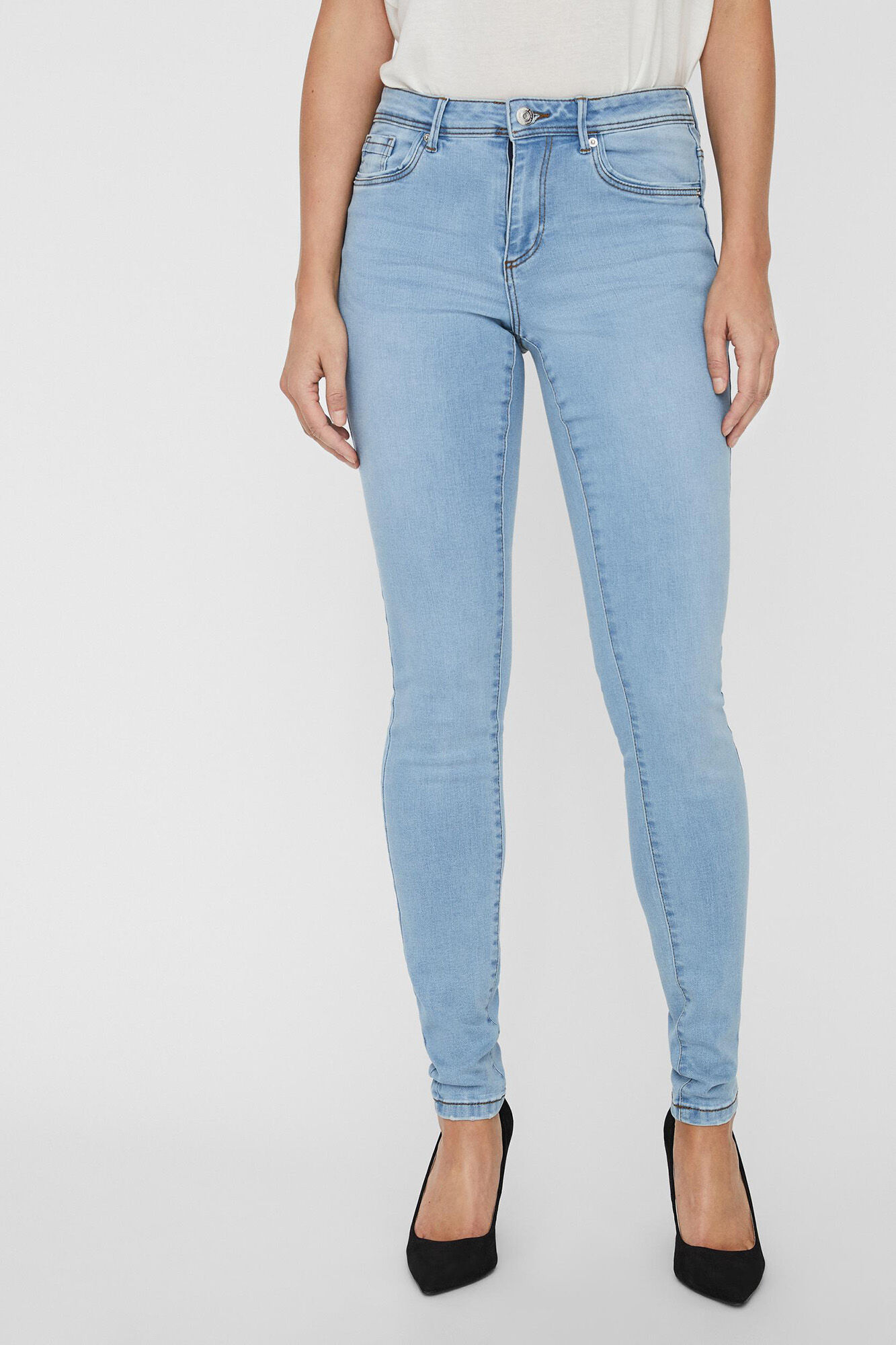 Calça jeans skinny - Azul