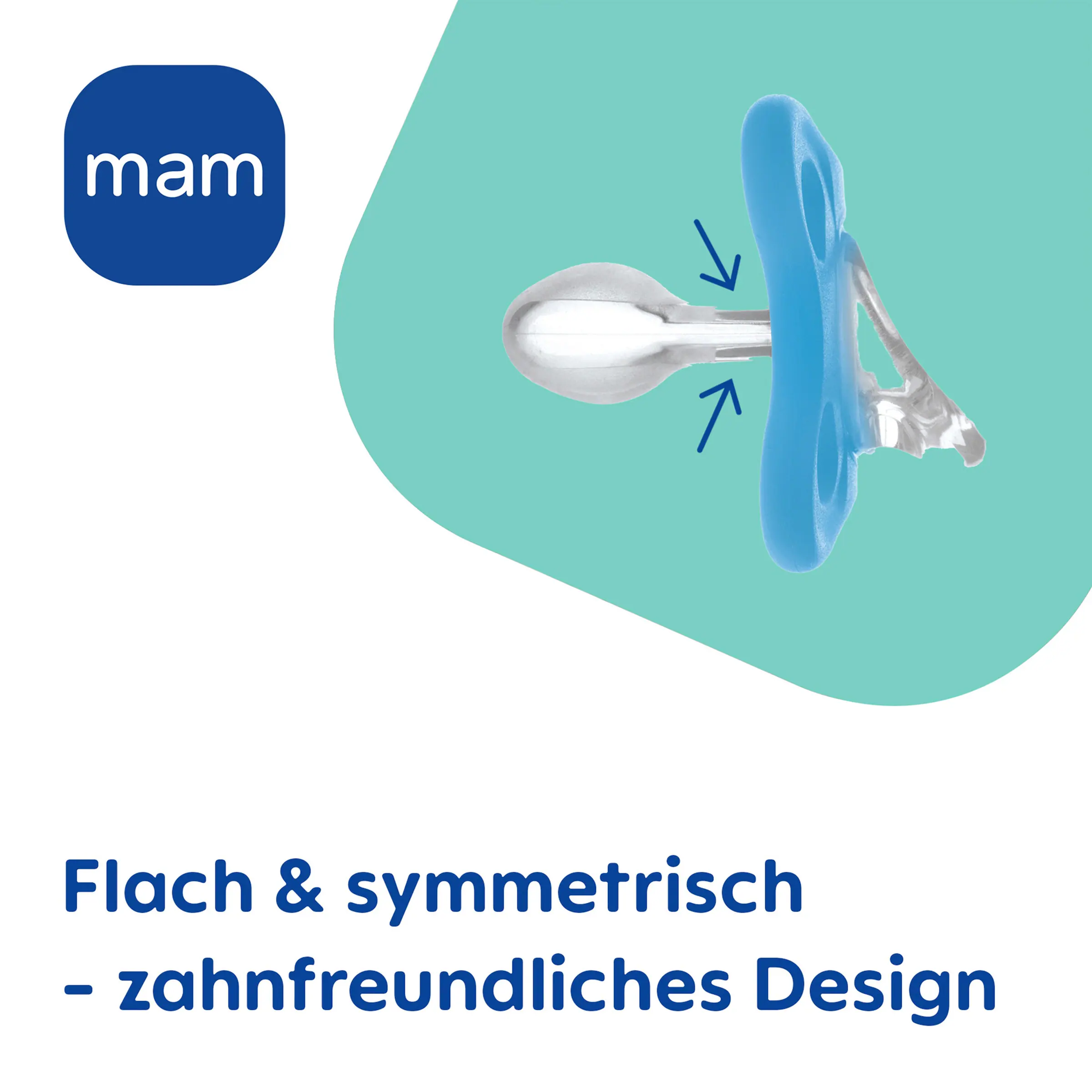 MAM 2er-Pack Schnuller Comfort Silikon 3-12M pink, türkis